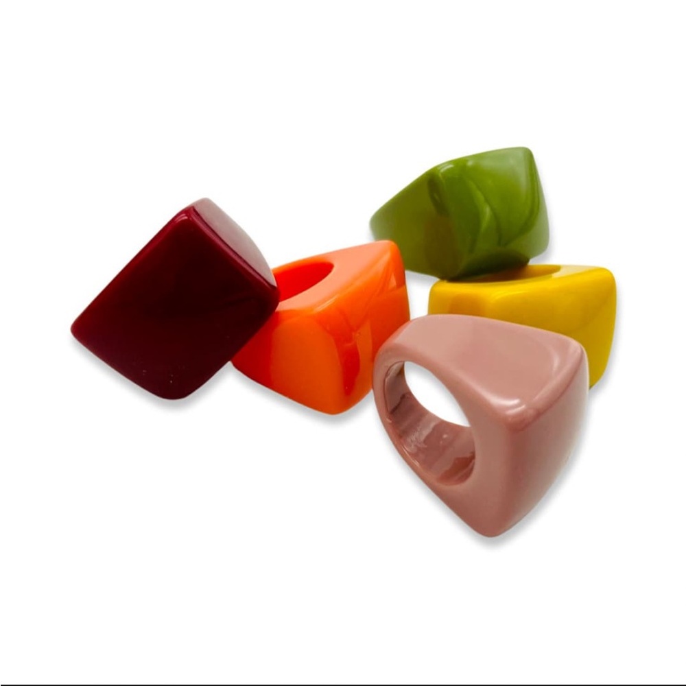 Vintage 1960s  MOD Statement Rings